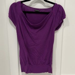 Express short sleeve sweater